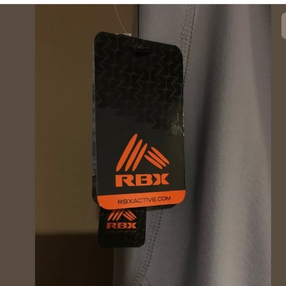 NWT$58 YOGA Women RBX Fitness Gym Pants, Grey, L - Picture 5 of 6